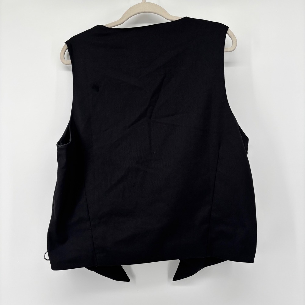 Killstar Dead Man's Mens Black Goth Waistcoat Vest XL Silver Hardware Steampunk - Picture 5 of 11